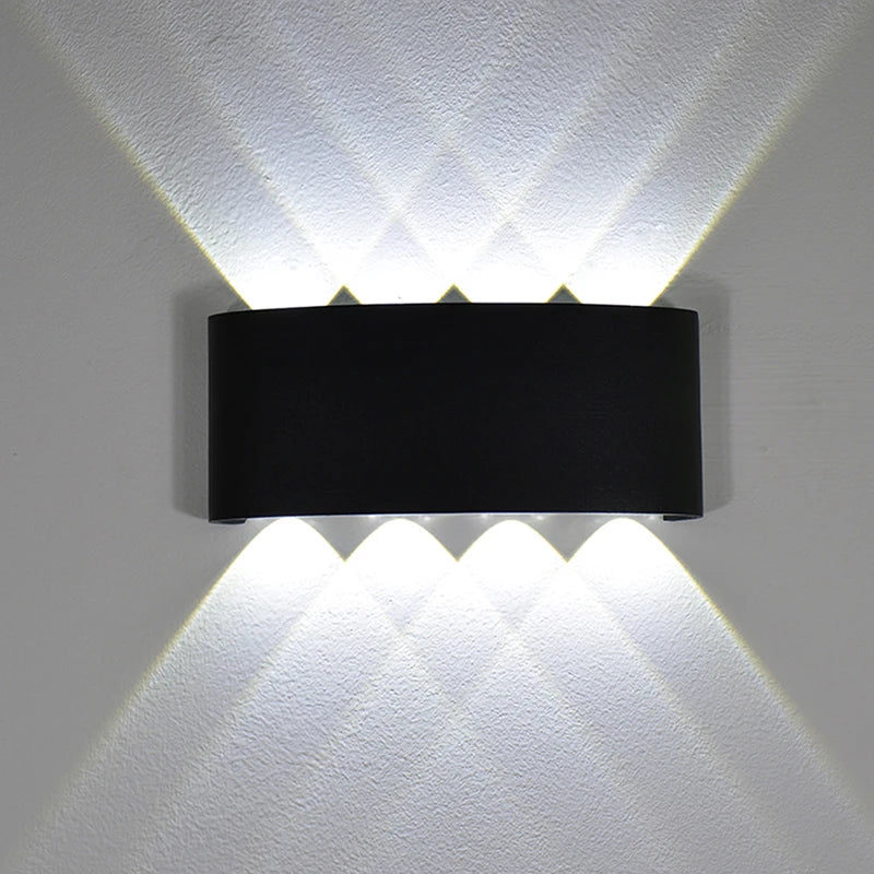 applique murale led étanche pour jardin extérieur et intérieur - vue 2 sur 8