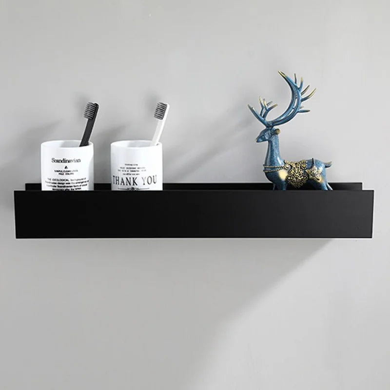 étagère murale pour rangement de salle de bain et cosmétiques - vue 1 sur 13