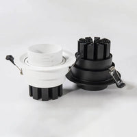 spot led encastrable d'intérieur à technologie cob avec zoom variable