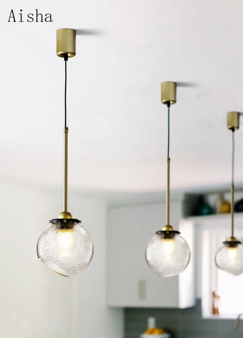 suspension en verre nordique créative pour restaurants et boutiques - vue 2 sur 10