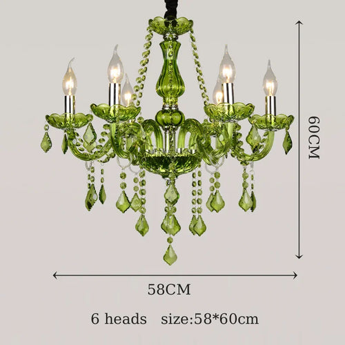 lustre en cristal de luxe pour mariage et restauration - vue 6 sur 13