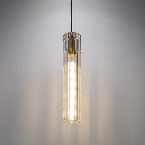 luminaires suspendus en cristal de luxe modèle styliste led - vue 2 sur 9