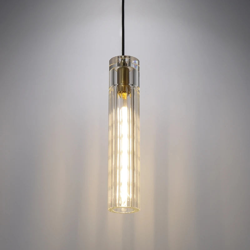 luminaires suspendus en cristal de luxe modèle styliste led - vue 2 sur 9