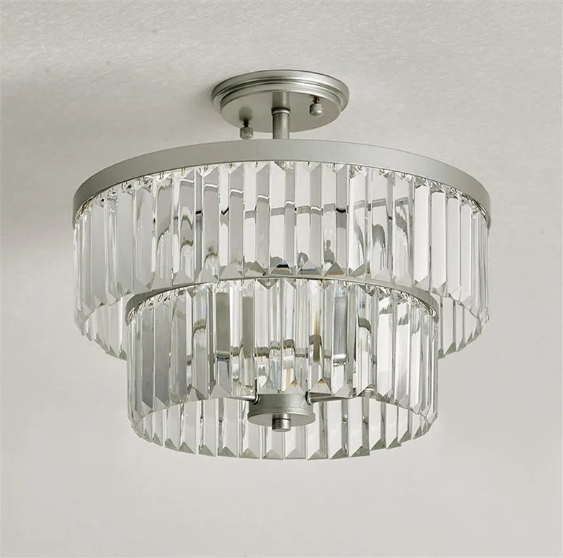 plafonnier en cristal luxe moderne minimaliste créatif design élégant - vue 4 sur 6