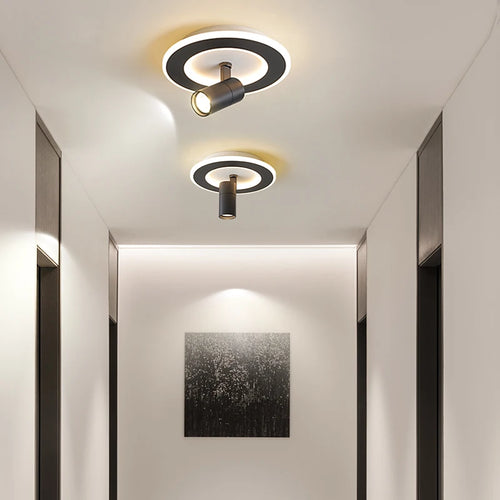 plafonnier à led moderne pour décoration intérieure élégante et stylée - vue 3 sur 6