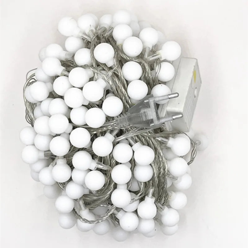 guirlande lumineuse 100 led pour noël mariage et fêtes - vue 6 sur 9