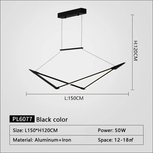 suspension led moderne dimmable pour un éclairage élégant - vue 16 sur 15