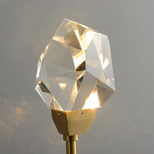applique murale moderne en cristal de luxe décorative led - vue 6 sur 8