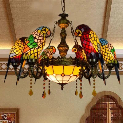 applique murale led tiffany pour décoration intérieure originale - vue 8 sur 20