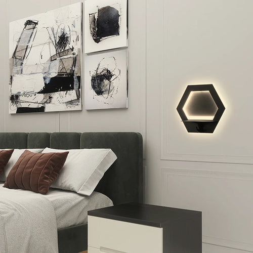 applique murale led moderne économie d'énergie étagère nordique - vue 6 sur 18
