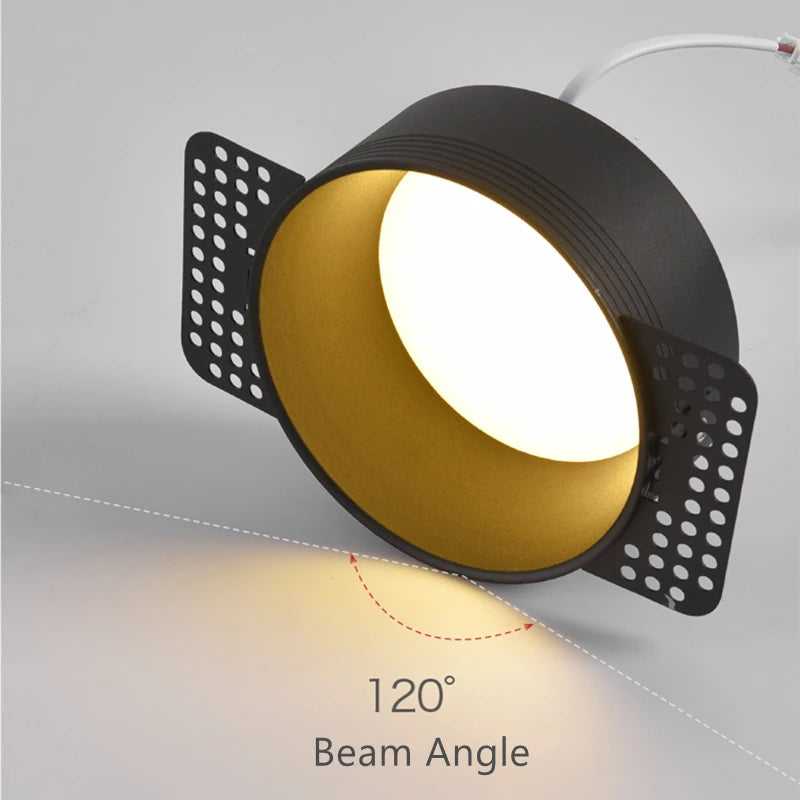 spot led encastré sans cadre à intensité variable - vue 3 sur 12