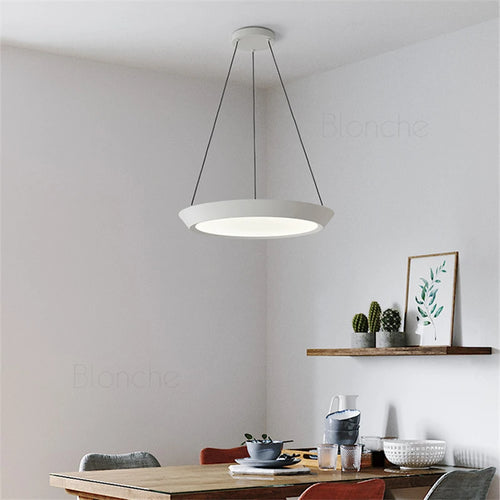 suspension moderne led ronde pour éclairage intérieur décoratif - vue 2 sur 10