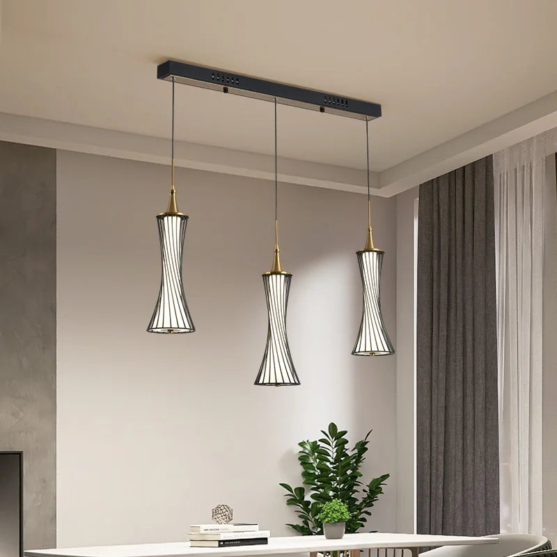 lustre moderne led en cristal pour décoration maison - vue 2 sur 11
