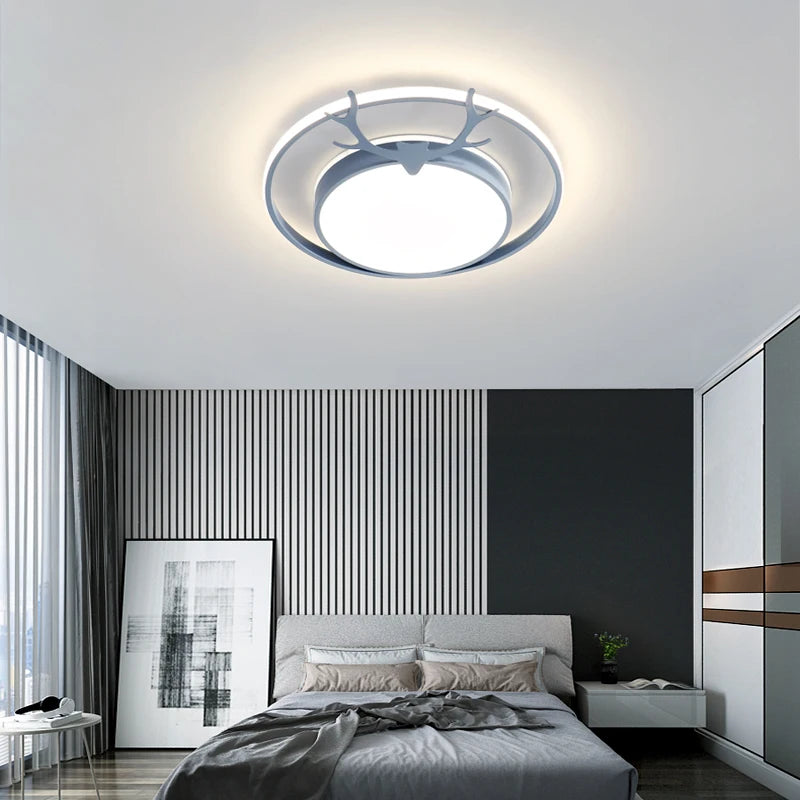 plafonnier moderne décoratif pour intérieur avec lumières led - vue 3 sur 10
