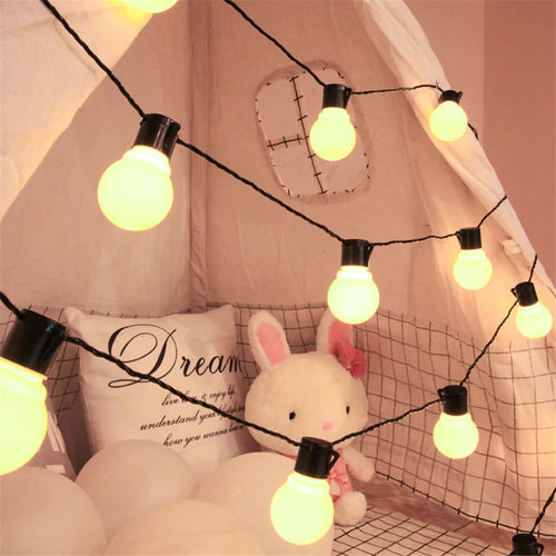 guirlande lumineuse led pour décoration extérieure festive - vue 4 sur 8