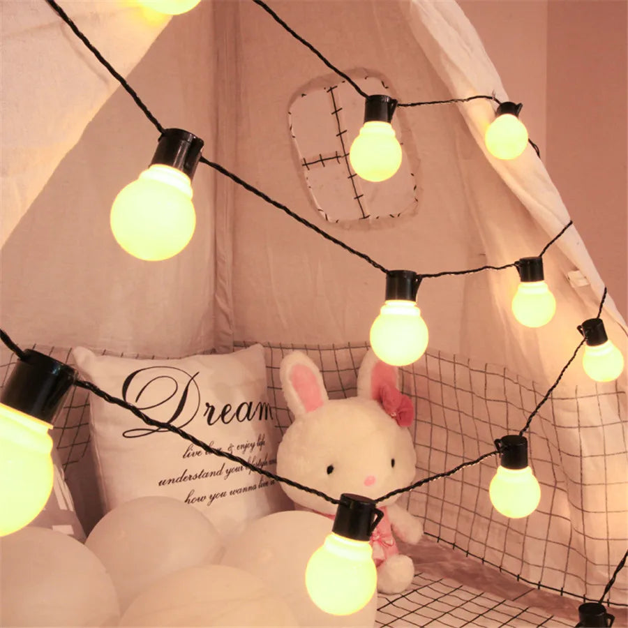 guirlande lumineuse led pour décoration extérieure festive - vue 3 sur 8