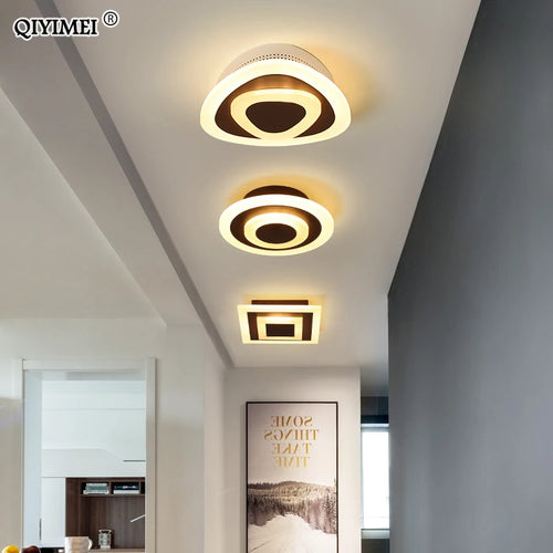 plafonnier led rond carré pour éclairage maison décoratif - vue 5 sur 15