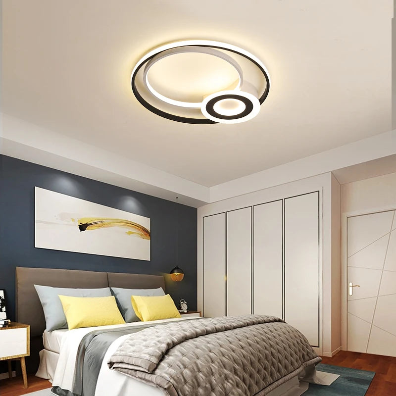 plafonnier led rond design moderne pour un éclairage intérieur décoratif - vue 5 sur 18