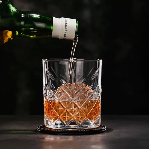 Lot de 4 verres whisky style relief épais - vue 6 sur 7