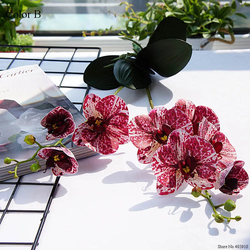 orchidée en latex luxe pour décoration mariage et événements - vue 19 sur 26