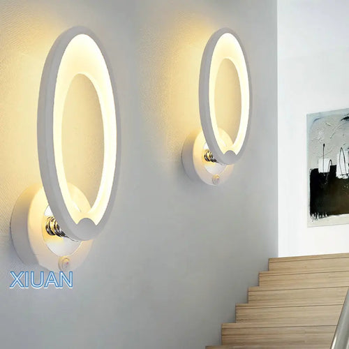 applique murale led moderne avec interrupteur minimaliste - vue 5 sur 12