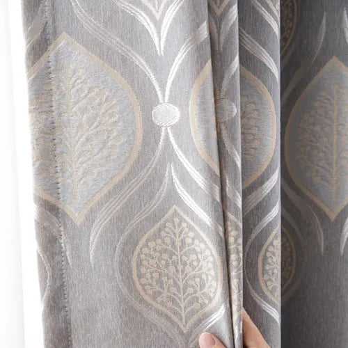 Rideau occultant floral moderne pour chambre ou salon - vue 7 sur 10