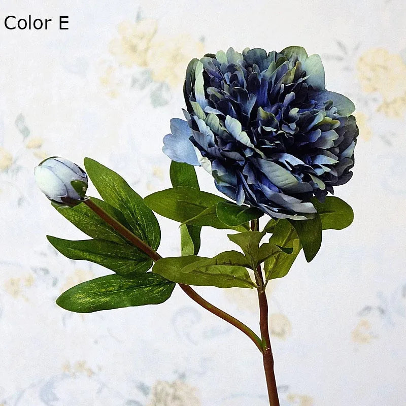 branche de fleurs artificielles de pivoine pour décoration élégante - vue 13 sur 13