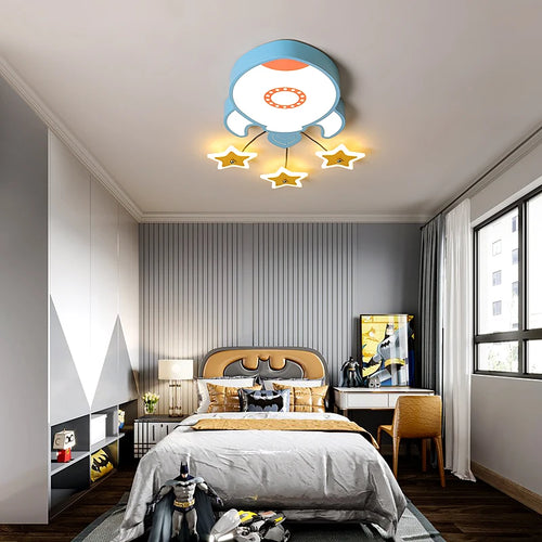 plafonnier led moderne pour intérieur style contemporain et ambiance chaleureuse - vue 5 sur 9