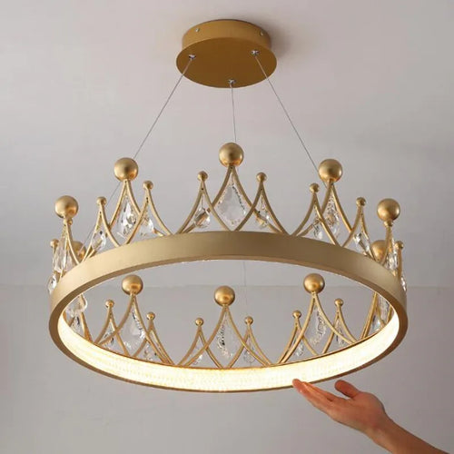 lustre moderne en cristal design nordique pour éclairage intérieur - vue 2 sur 10