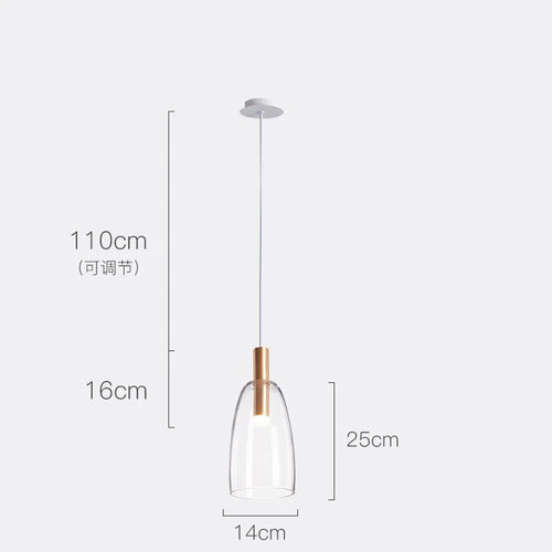 suspension en verre pour décoration d'intérieur moderne - vue 12 sur 12