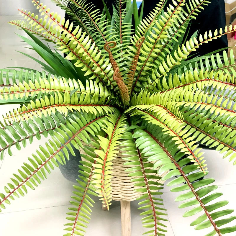 plantes tropicales palmier artificiel décoration murale suspendue - vue 2 sur 7
