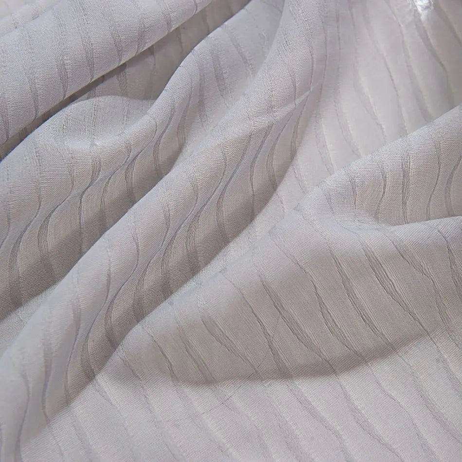Voilage tulle motifs floraux géométriques style européen fenêtre - vue 1 sur 8