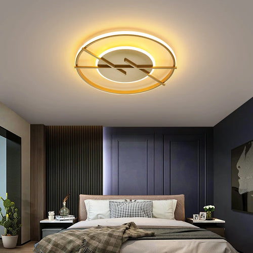 plafonnier led rond moderne pour décoration intérieure lumineuse - vue 2 sur 10
