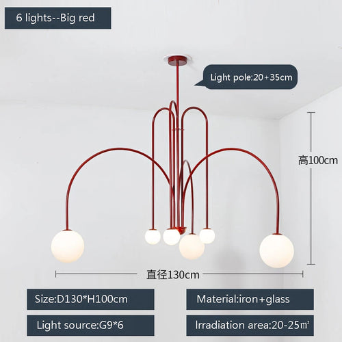 suspension moderne design postmoderne pour intérieur élégant - vue 19 sur 21