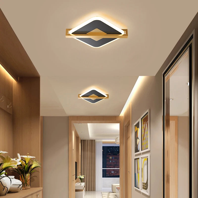 plafonnier led moderne pour éclairage intérieur style nordique - vue 4 sur 16