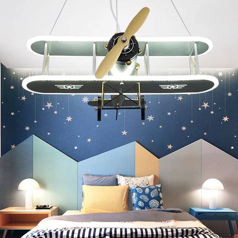 Nordique enfants garçon chambre décorative salle à manger led plafonniers lampes suspendues éclairage intérieur éclairage intérieur plafonnier - vue 2 sur 8
