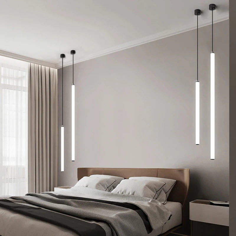 lustre moderne à led pour table et bar élégant - vue 4 sur 11