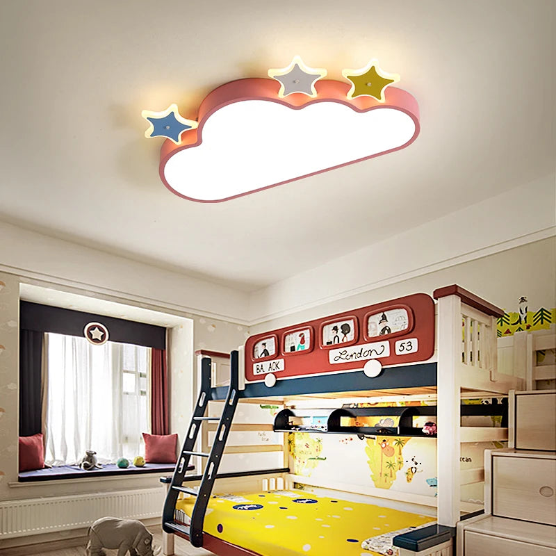 plafonnier led nuage design pour éclairage intérieur décoratif - vue 6 sur 10
