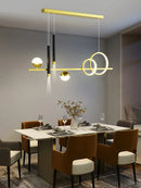 lustre de luxe nordique lumière led moderne créatif