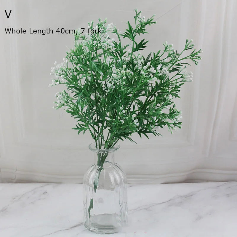 plante artificielle 7 branches pour décoration mariage et Noël - vue 13 sur 21