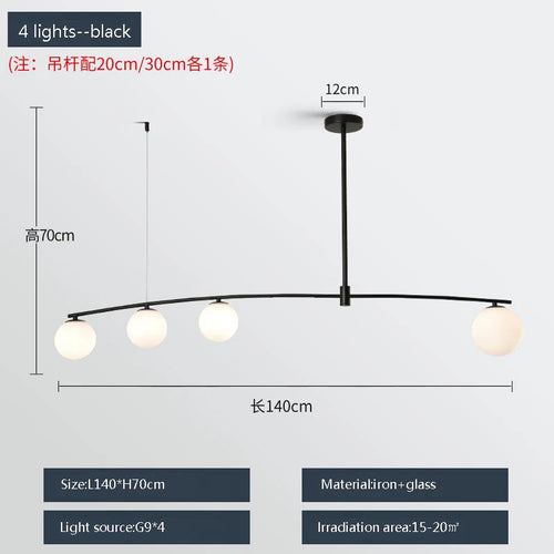 suspension moderne en métal et verre pour intérieur - vue 13 sur 18