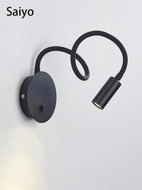 lampe de lecture led flexible pour maison hôtel
