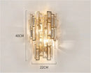 applique murale moderne en cristal pour décoration intérieure élégante