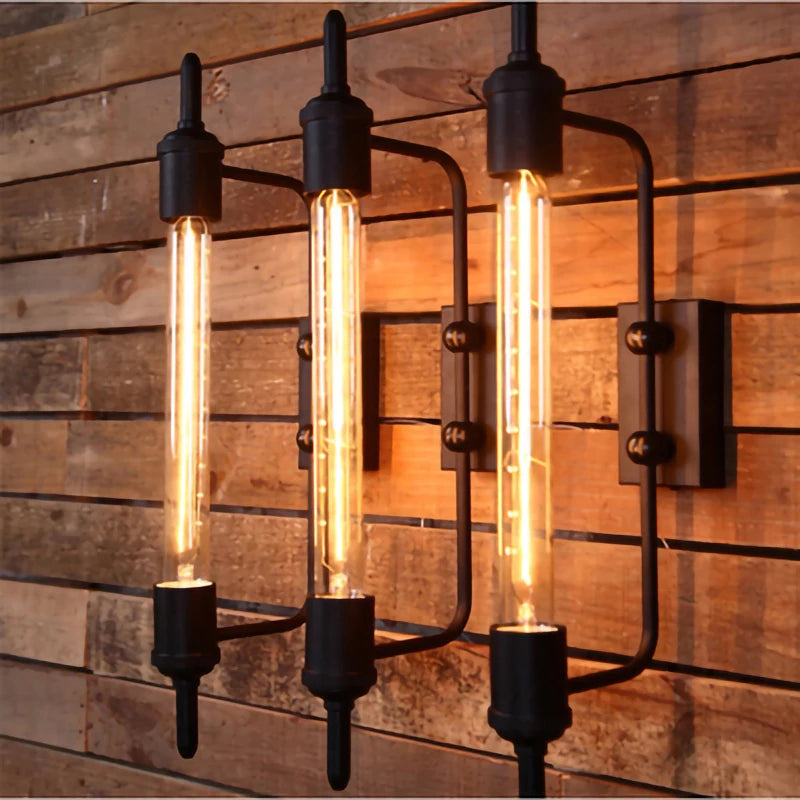 suspension vintage industrielle avec ampoule edison pour restaurant - vue 4 sur 8