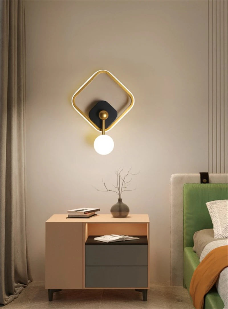 applique murale à led pour un éclairage moderne intérieur - vue 4 sur 8