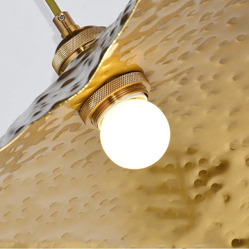 lustre rétro créatif design lotus pour café et restaurant - vue 6 sur 6