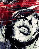 peinture par numéro portrait fille bricolage décoration art maison