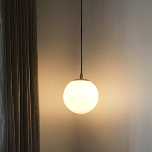 suspension de luxe nordique boule de verre décorative - vue 3 sur 10