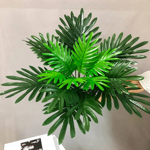 plantes artificielles feuilles de palmier tropical décoration intérieure - vue 2 sur 6