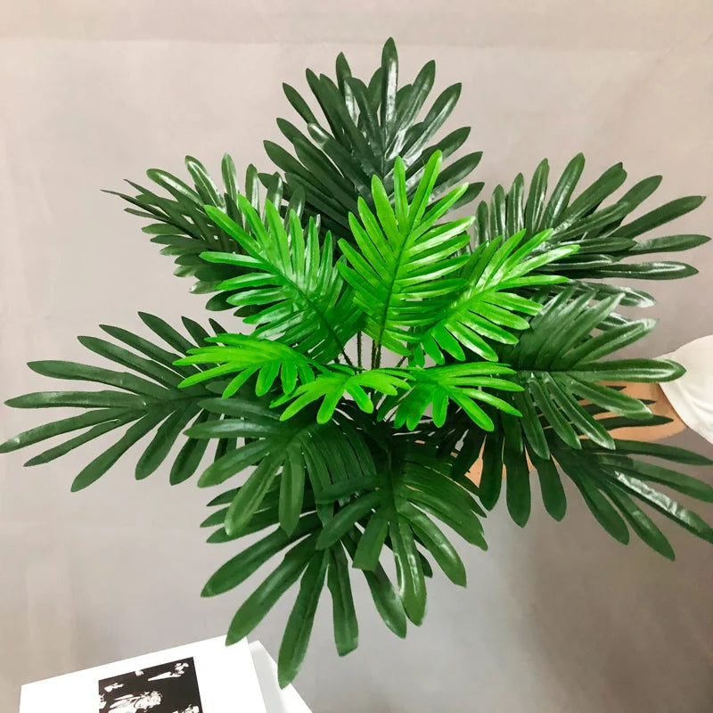 plantes artificielles feuilles de palmier tropical décoration intérieure - vue 1 sur 6